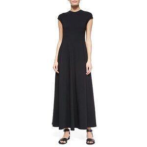 NWT $1990 The Row Escher Cady Sleeveless Maxi Dress Black Size 8